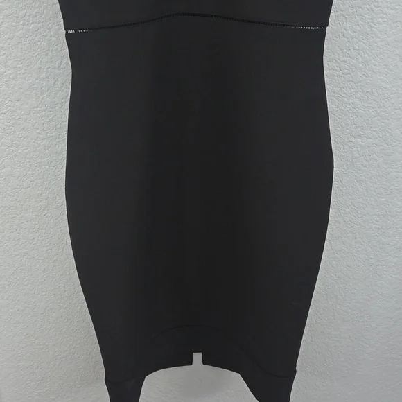 ELIZABETH AND JAMES BLack Suzi Drop-Stitch Sheath Dress Sz 10 - Picture 5 of 14